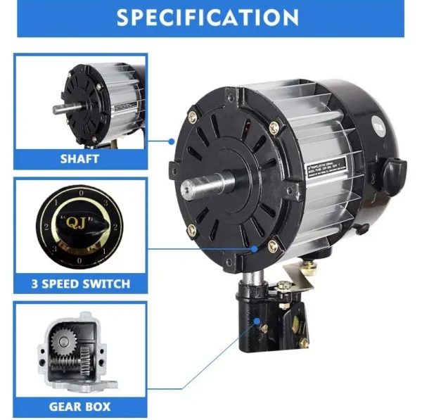 Industrial Wall Mounted Fan, 20'', 24'', 26'', 30'' - view 5