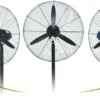 Industrial Wall Mounted Fan, Aluminum, 220V, Electric - view 2