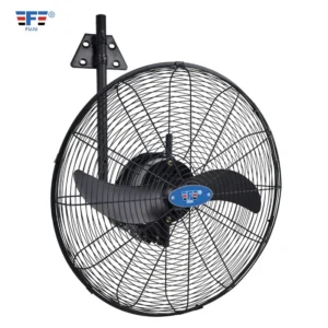Industrial Wall Mounted Fan, Electric, Metal