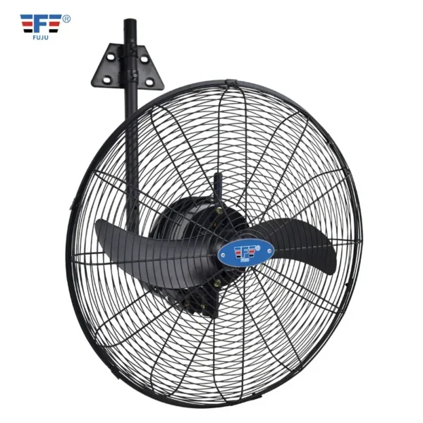 Industrial Wall Mounted Fan, Electric, Metal