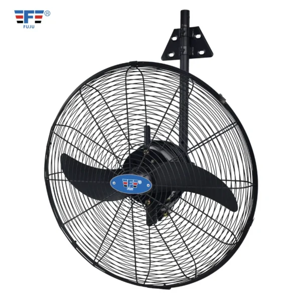 Industrial Wall Mounted Fan, Electric, Metal - view 3