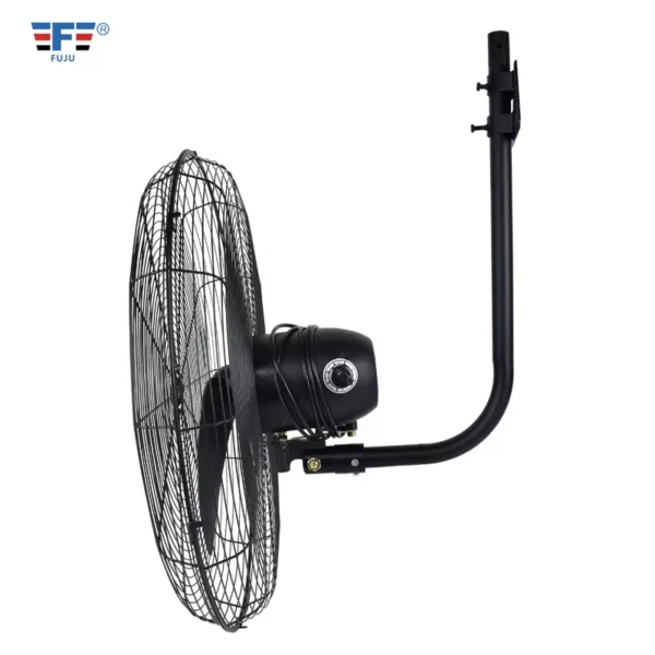 Industrial Wall Mounted Fan, Electric, Metal - view 4