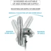 Industrial Wall Mounted Fan, Guarantee18'', 20'', 24'', 26'' - view 4