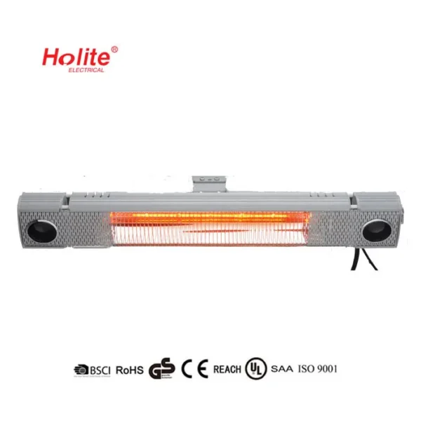 Infrared Electrical Heater, 1500W/2000W, Aluminum Alloy