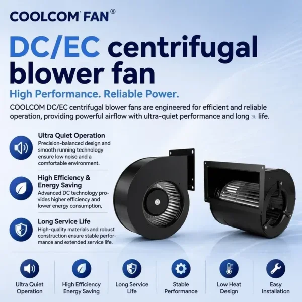 Inlet Centrifugal Air Blower, COOLCOM, 140160