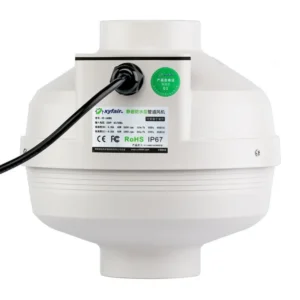 Inline Centrifugal Duct Fan, 4", Wall, HVAC