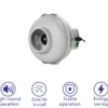 Inline Centrifugal Duct Fan, 4", Wall, HVAC - view 2