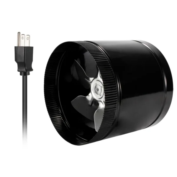 Inline Duct Booster Fan, Stainless, Steel