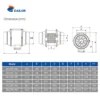 Inline Duct Fan, 110V, 220V, Plastic - view 3