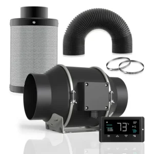 Inline Duct Fan, 110v, Battery Powered