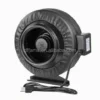 Inline Duct Fan, 120V, Plastic, Centrifugal