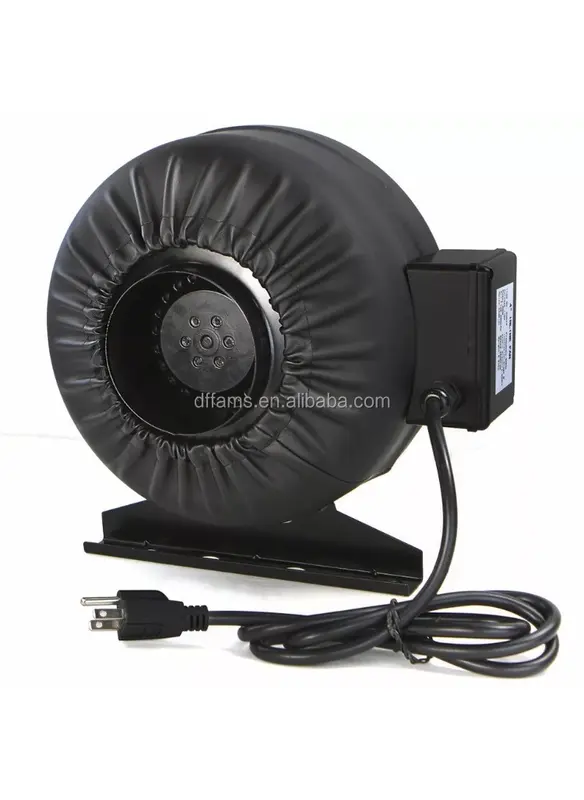 Inline Duct Fan, 120V, Plastic, Centrifugal - view 5
