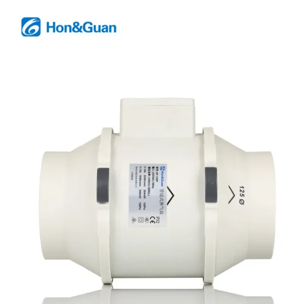 Inline Duct Fan, 125mm, 100-240V, Electric - view 3