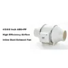 Inline Duct Fan, 200mm, 120W, Axial