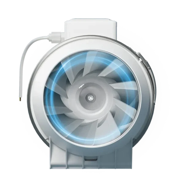 Inline Duct Fan, 200mm, 120W, Axial - view 3
