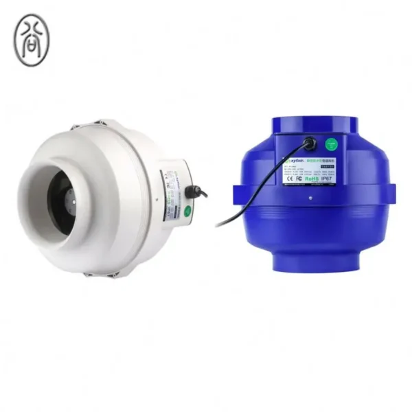 Inline Duct Fan, 200mm, Centrifugal - view 2