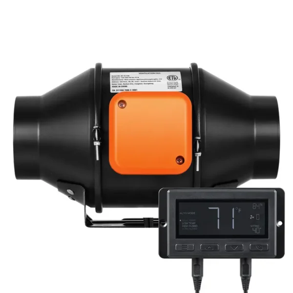 Inline Duct Fan, 205, CFM, 220v, Roof - view 2