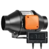 Inline Duct Fan, 205, CFM, 220v, Roof - view 6