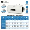 Inline Duct Fan, 220-240V, Electric - view 5