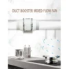 Inline Duct Fan, 220V-240V, Plastic - view 6