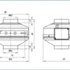 Inline Duct Fan, 220V, 50Hz, 100mm - view 5