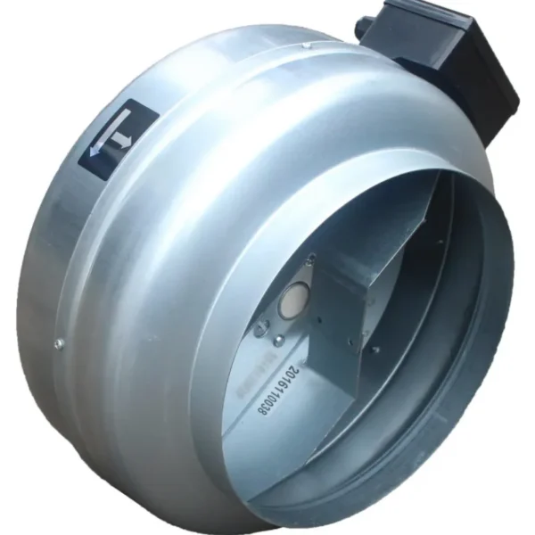 Inline Duct Fan, 220V, Centrifugal, Cast - view 3