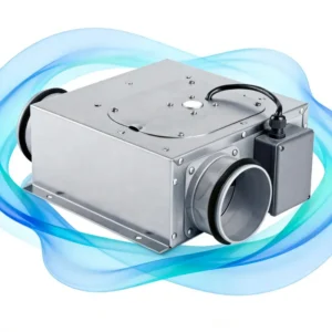 Inline Duct Fan, 240, CFM, HVAC, 220 V, Aluminum Alloy, 98mm