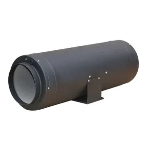 Inline Duct Fan, 358, CFM, Steel, 120V, Plastic