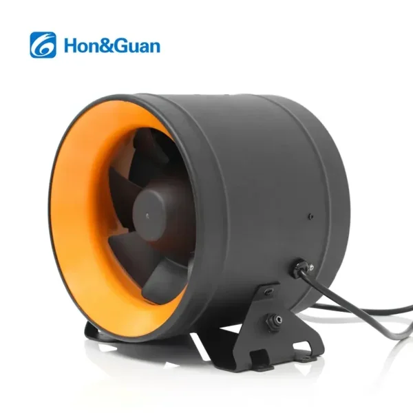 Inline Duct Fan, 4-12, Plastic