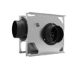 Inline Duct Fan, 4", 220V, Galvanized Steel