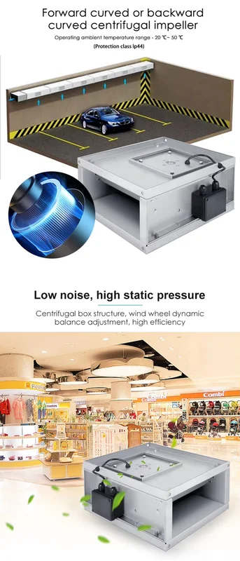 Inline Duct Fan, 4300CFM, HVAC - view 4