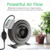 Inline Duct Fan, 8", Plastic, 230V, Centrifugal - view 5