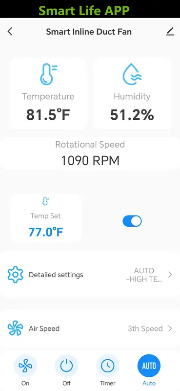 Inline Duct Fan, BAVA, WIFI, Centrifugal - view 5