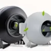 Inline Duct Fan, Centrifugal, 100-240V, Corded Electric - view 3