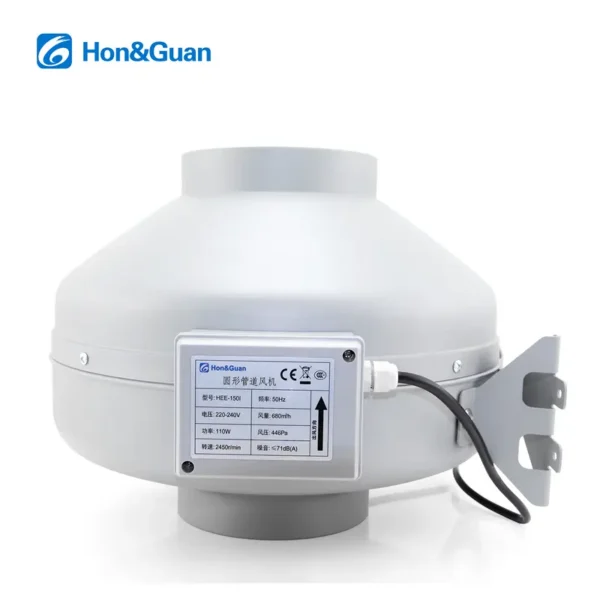 Inline Duct Fan, Centrifugal, Brushless - view 6