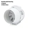 Inline Duct Fan, DPT-150, Plastic, Axial - view 2