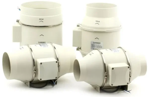 Inline Duct Fan, Electric, Cast Iron - view 4