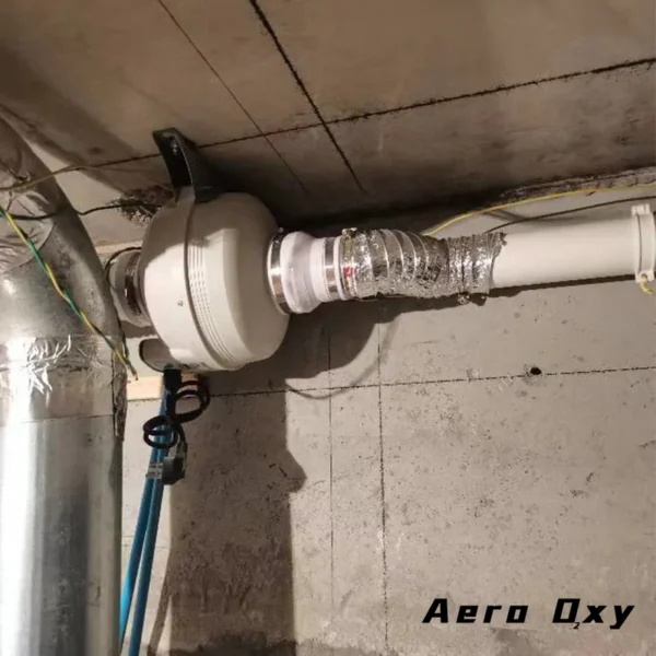 Inline Duct Fan, IP65, Waterproof, Plastic, Brushless - view 6