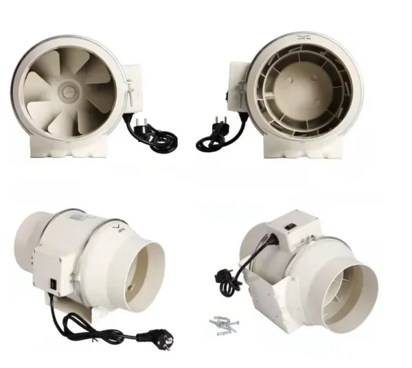 Inline Duct Fan, Plastic - view 3