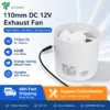 Inline Duct Fan, Plastic, 115