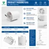 Inline Duct Fan, Plastic, 115 - view 3