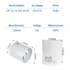 Inline Duct Fan, Plastic, 115 - view 6