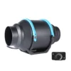 Inline Duct Fan, Plastic, 220 V, Corded Electric