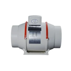 Inline Duct Fan, Plastic, 220V, 500 RPM, DF200W, 8