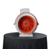 Inline Duct Fan, Plastic, 220V - view 3