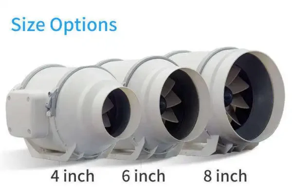 Inline Duct Fan, Plastic, AC 220V~240V, Electric - view 3