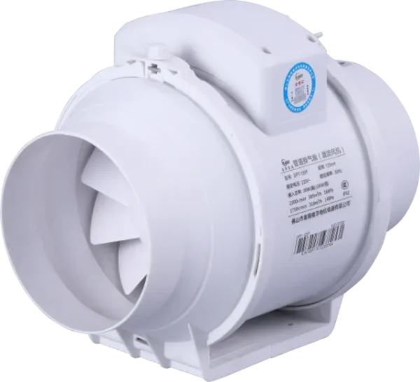 Inline Duct Fan, Plastic, Axial