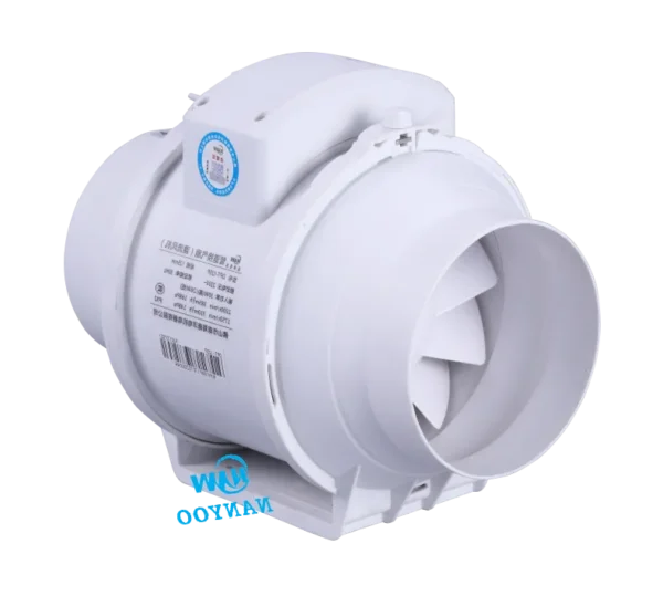 Inline Duct Fan, Plastic, Axial - view 2