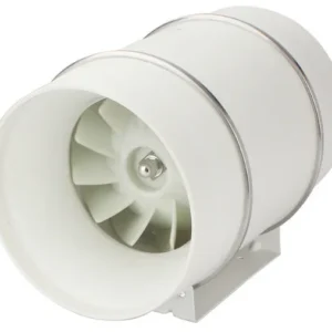 Inline Duct Fan, Plastic, Electric, Cast Iron