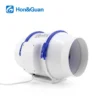 Inline Duct Fan, Wall, 220V, Plastic
